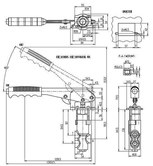 PDF17-00 Hand Brake Valve