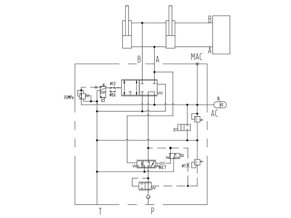 Hydraulic System Schematic Diagram