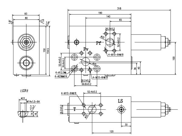 External Connection Dimensions